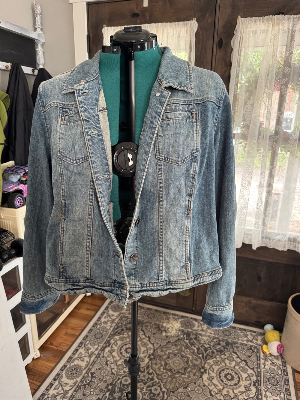 Lane Bryant Classic Blue Denim Jacket